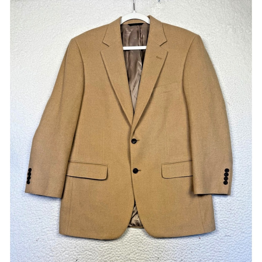 Vintage Brooks Brothers Blazer Mens 41 Camel Hair‎ Sport Coat Loro Piana USA